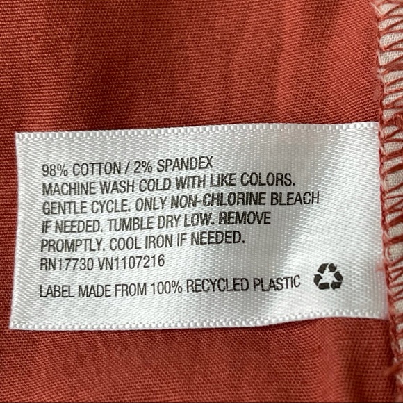 Chino Shorts Stretch 5” Inseam Flat Front - Picture 8 of 8